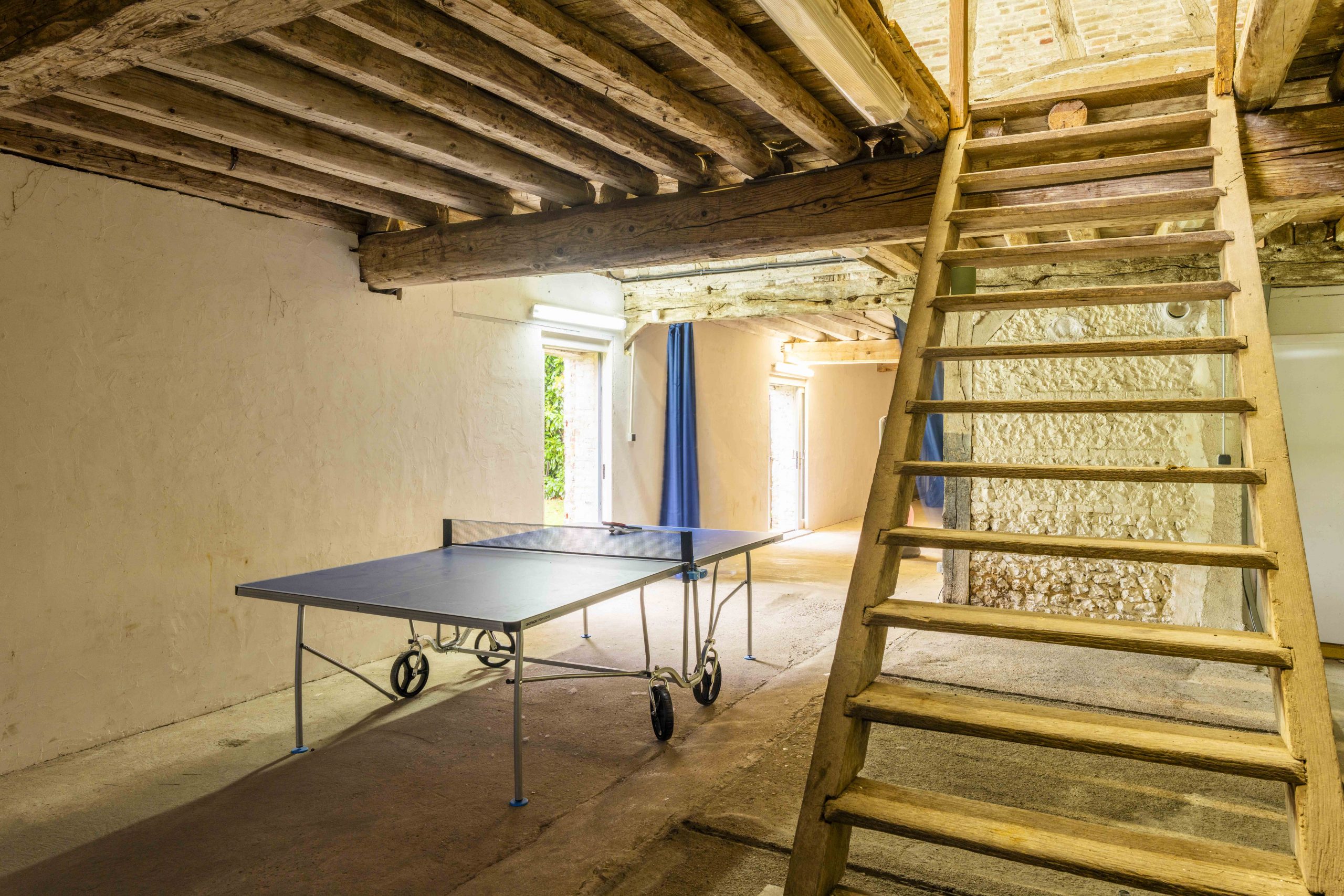 Vue de la piscine et du jardin